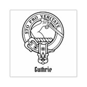 Clan Guthrie Crest Rubber Stempel (Afrduk)