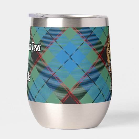 Clan Guthrie Crest sur Tartan (Droite)