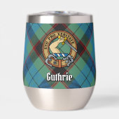 Clan Guthrie Crest sur Tartan (Avant)