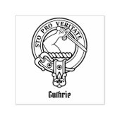 Clan Guthrie Crest Zelfinktende Stempel (Design)