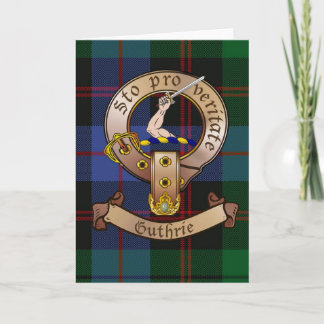 Clan Guthrie Notecards Kaart