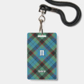 Clan Guthrie Tartan Badge (Voorkant met koord)