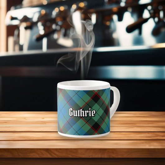 Clan Guthrie Tartan Espresso Kop