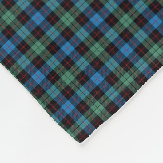 Clan Guthrie Tartan Fleece Deken (Hoek)
