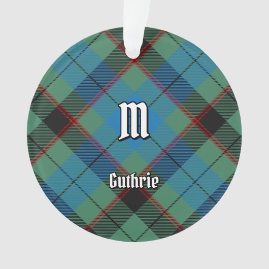 Clan Guthrie Tartan Ornament (voorkant)