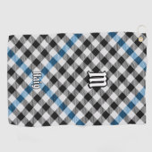 Clan Haig Check Tartan Golfhanddoek (Horizontaal)