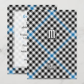 Clan Haig Check Tartan Kaart (Voorkant / Achterkant)