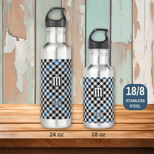Clan Haig Check Tartan Waterfles