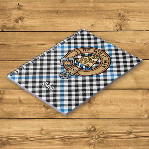 Clan Haig Crest over Check Tartan Notitieboek