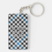 Clan Haig Crest over Check Tartan Sleutelhanger (achterkant)