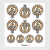 Clan Haig Crest Sticker Set (Feuille)