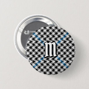 Clan Haig geruite tartan Ronde Button 5,7 Cm