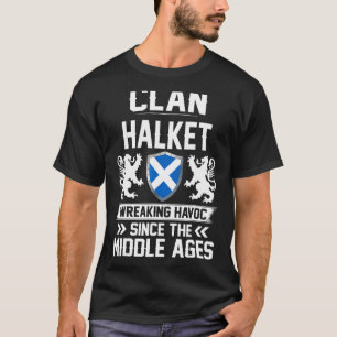 Clan Halket Schotse familie Clan Schotland Wreakin T-shirt