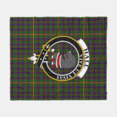 Clan Hall Tartan Pset Fleece Deken (Voorkant (Horizontaal))