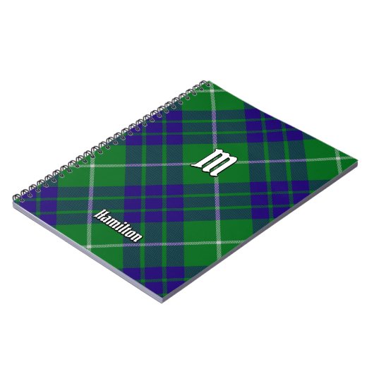 Clan Hamilton Chasse Carnet Tartan (Côté gauche)
