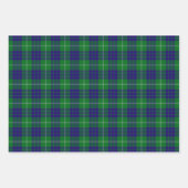 Clan Hamilton Chasse Tartan Enveloppement Feuilles (Devant)