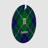 Clan Hamilton Chasse Tartan Ornament (devant)