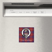 Clan Hamilton Crest et Tartan Magnet (In Situ (Lave-vaisselle))
