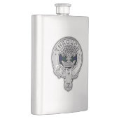 Clan Hamilton Crest & Hunting Tartan Flacon (Rechts)