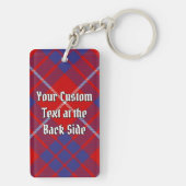 Clan Hamilton Crest over Red Tartan Sleutelhanger (achterkant)