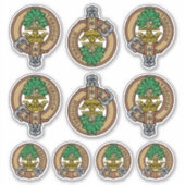 Clan Hamilton Crest Sticker Set (Voorkant)