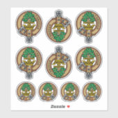 Clan Hamilton Crest Sticker Set (Vel)