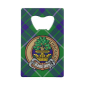 Clan Hamilton Crest sur la chasse Tartan (Devant)