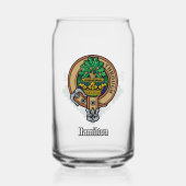 Clan Hamilton Crest sur la chasse Tartan (Recto)