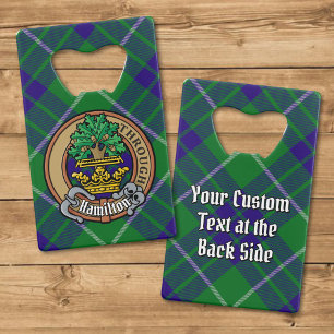 Clan Hamilton Crest sur la chasse Tartan