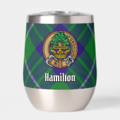 Clan Hamilton Crest sur la chasse Tartan (Avant)