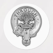 Clan Hamilton Crest & Tartan Labels (Design 2)