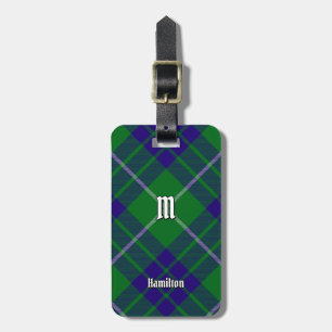 Clan Hamilton Hunting Tartan Bagagelabel