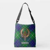 Clan Hamilton Hunting Tartan Crossbody Tas (Voorkant)