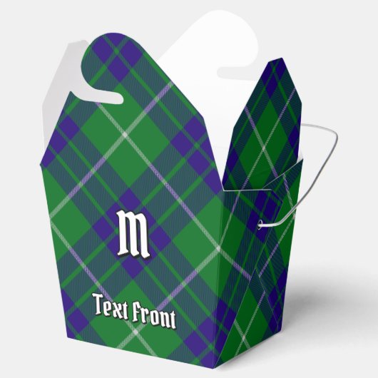 Clan Hamilton Hunting Tartan Favor Box Bedankdoosjes (Geopend)