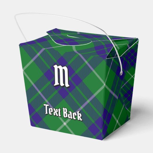 Clan Hamilton Hunting Tartan Favor Box Bedankdoosjes (Achterkant)