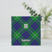 Clan Hamilton Hunting Tartan Kaart (Staand voorkant)