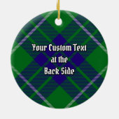 Clan Hamilton Hunting Tartan Keramisch Ornament (Achterkant)