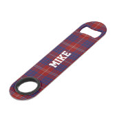 Clan Hamilton Plaid Custom Speed Bottle Opener (Devant angulaire)