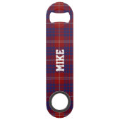 Clan Hamilton Plaid Custom Speed Bottle Opener (Devant)