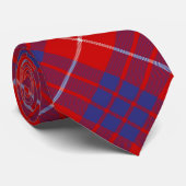 Clan Hamilton Red Tartan Cravate (Roulé)