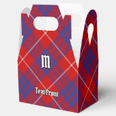 Clan Hamilton Red Tartan Favor Box Bedankdoosjes (Geopend)