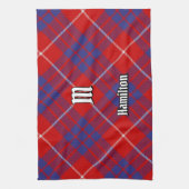 Clan Hamilton Red Tartan Kitchen Towel Theedoek (Verticaal)
