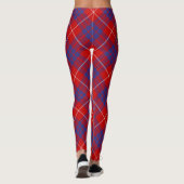 Clan Hamilton Red Tartan Leggings (Dos)