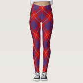 Clan Hamilton Red Tartan Leggings (Devant)