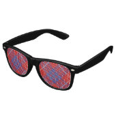 Clan Hamilton Red Tartan Retro Lunettes de soleil (Angulaire)