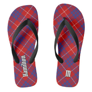Clan Hamilton Red Tartan Teenslippers
