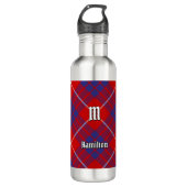 Clan Hamilton Red Tartan Waterfles (Voorkant)