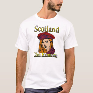 Clan Hamilton Tartan Scotland Shirten T-shirt