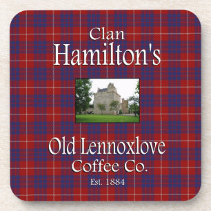 Clan Hamilton's oude Lennoxlove Coffee Co. Bier Onderzetter