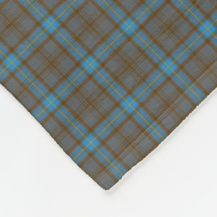 Clan Hannah Tartan Fleece Deken